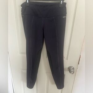 Kerrits Riding Pants Womens M Blue Houndstooth Patch Pocket Performance Tight